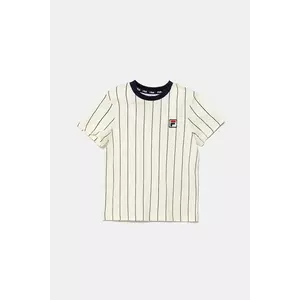 Fila tricou de bumbac pentru copii LEBA culoarea bej, cu imprimeu, FAK0398 imagine