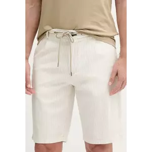 Joop! pantaloni scurți din amestec de in Ruby culoarea albastru marin, melanj, 30041966 10017859 imagine