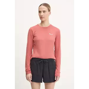 Salewa longsleeve sport Puez Dry culoarea bej, 00-0000028865 imagine