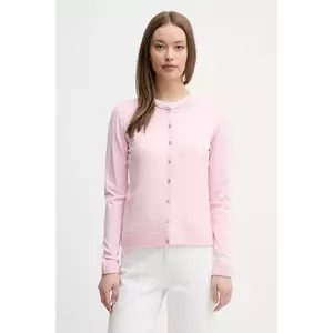 Sisley cardigan femei, culoarea verde, light, 17Q3M5203 imagine