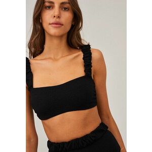 Undress Code Sutien de baie culoarea negru, cupa moale imagine