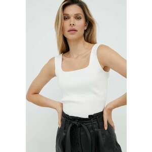 Morgan top femei, culoarea alb imagine