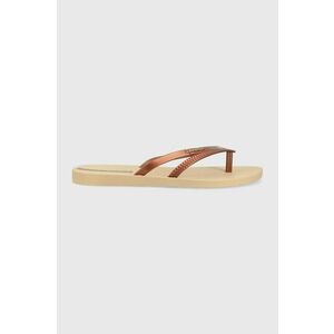 Ipanema slapi BOSSA FEM femei, culoarea bej, cu toc plat, 82067-21975 imagine
