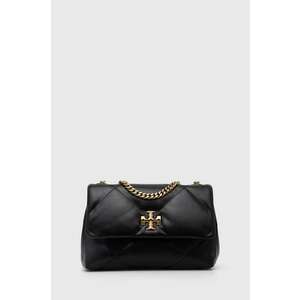 Tory Burch poseta de piele culoarea negru imagine
