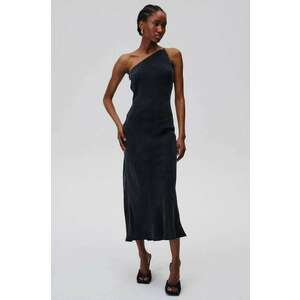 Undress Code rochie Under The Sun Dress culoarea negru, midi, mulata imagine
