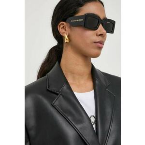 Alexander McQueen ochelari de soare femei, culoarea negru imagine