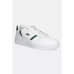 Lacoste sneakers din piele T-Clip Set culoarea alb, 48SMA0031 imagine