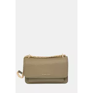 MICHAEL Michael Kors poseta de piele culoarea negru, 30T4GC7L3T imagine