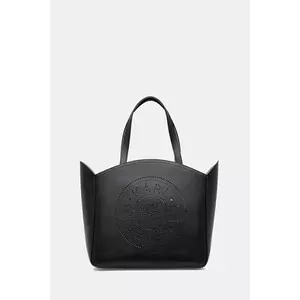 Karl Lagerfeld poseta de piele culoarea negru, A1W30060 imagine