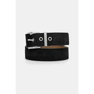 MICHAEL Michael Kors curea din piele întoarsă culoarea maro, 559145 imagine