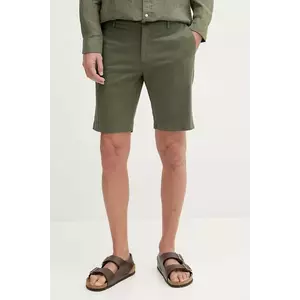 Hackett London pantaloni scurți bărbați, culoarea verde, HM801328 imagine