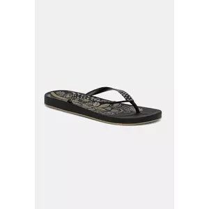 Ipanema slapi ANAT NATURE femei, culoarea negru, cu toc plat, 83650-BD575 imagine