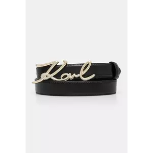 Karl Lagerfeld curea femei, culoarea negru, A1W33205 imagine