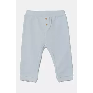 United Colors of Benetton pantaloni din bumbac pentru bebeluși uni, 3X3MAF027 imagine