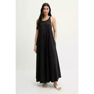 Max Mara Beachwear rochie de plajă culoarea negru, 2516221019600 imagine