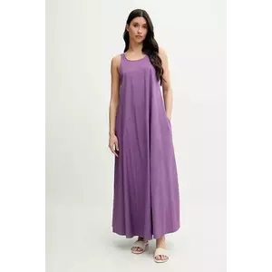 Max Mara Beachwear rochie de plajă culoarea violet, 2516221019600 imagine