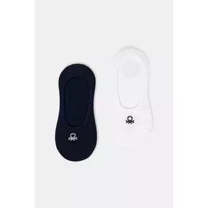 United Colors of Benetton șosete 2-pack culoarea bleumarin, 6AO60701K imagine