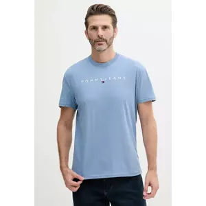 Tommy Jeans tricou din bumbac barbati, cu imprimeu, DM0DM20744 imagine