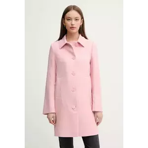 United Colors of Benetton palton culoarea roz, de tranzitie, 2YEBDN07N imagine