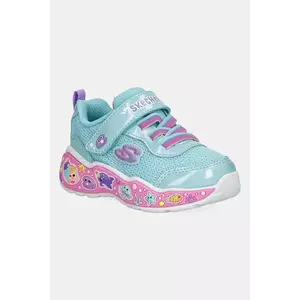 Skechers sneakers pentru copii PLAY SCENE culoarea turcoaz, 303158N imagine