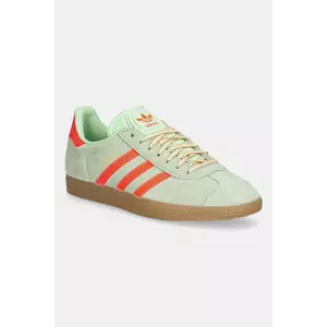 adidas Originals sneakers din piele intoarsă Gazelle culoarea verde, JH7212 imagine