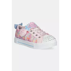 Skechers teniși copii TWINKLE SPARKS - UNDERWATER M culoarea roz, 314824L imagine