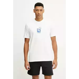 adidas tricou din bumbac culoarea alb, cu imprimeu, JJ4013 imagine
