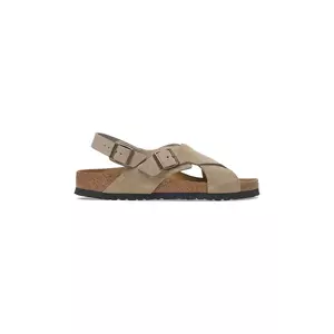 Birkenstock sandale din piele întoarsă Tulum SFB femei, culoarea maro, 1029834 imagine