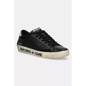 Crime London sneakers din piele DISTRESSED bărbați, culoarea negru, 18010AA6 imagine