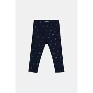 United Colors of Benetton leggins copii culoarea bleumarin, cu imprimeu, 3SDSGF04U imagine