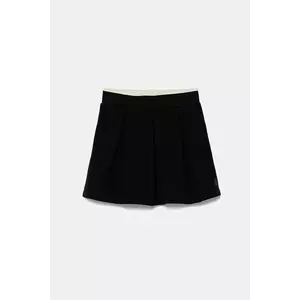 United Colors of Benetton fustă fete culoarea negru, mini, evazati, 32N4C0007 imagine
