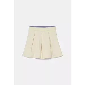 United Colors of Benetton fustă fete culoarea bej, mini, evazati, 32N4C0007 imagine