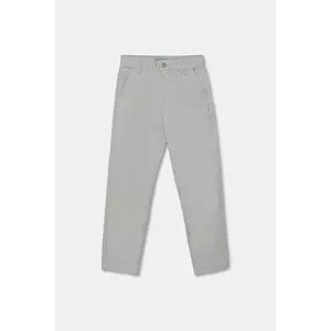United Colors of Benetton pantaloni copii culoarea gri, uni, 4T48CF011 imagine