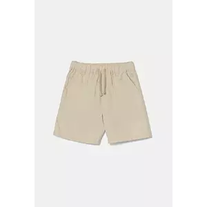 United Colors of Benetton pantaloni scurți din bumbac pentru copii culoarea bej, talie reglabila, 4AC7G902O imagine