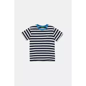 United Colors of Benetton tricou de bumbac pentru copii culoarea bleumarin, cu imprimeu, 3FHXG10HR imagine