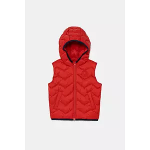 United Colors of Benetton vestă copii culoarea rosu, 2TWDGJ00G imagine