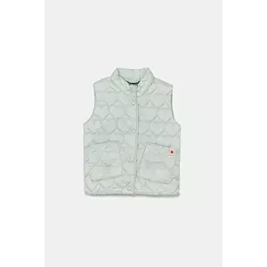 United Colors of Benetton vestă copii culoarea turcoaz, 2YCUGJ00L imagine