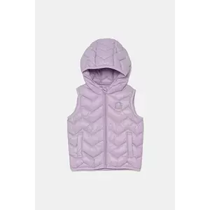 United Colors of Benetton vestă copii culoarea violet, 21INGJ00H imagine