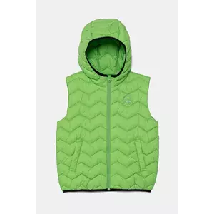 United Colors of Benetton vestă copii culoarea verde, 2TWDCJ00R imagine