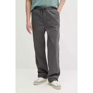 Alpha Industries pantaloni de bumbac Basic Cotton Pants barbati, culoarea gri, drept, 156214 imagine