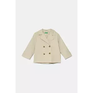 United Colors of Benetton geaca copii culoarea bej, 24J4CN067 imagine