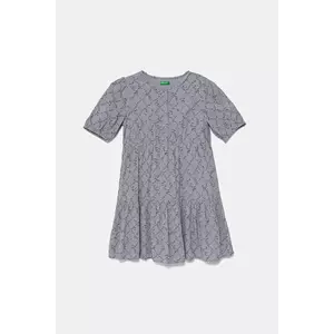 United Colors of Benetton rochie fete culoarea violet, mini, evazati, 4KEUCV03E imagine