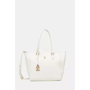 U.S. Polo Assn. geantă Jones culoarea alb, BEUJE8657WVP imagine