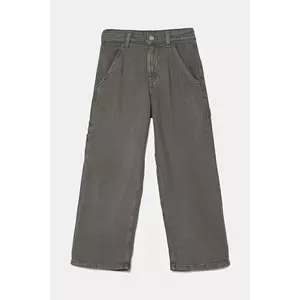 United Colors of Benetton pantaloni copii culoarea gri, uni, 41AQCE03W imagine