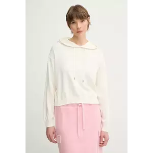 United Colors of Benetton pulover de bumbac femei, culoarea bej, light, 1294D203T imagine