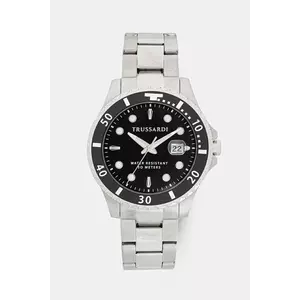 Trussardi ceas CITY LIFE bărbați, culoarea argintiu, R2453169005 imagine