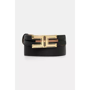 Elisabetta Franchi curea culoarea negru, CT33S52E2 imagine