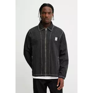 adidas Originals jachetă de bumbac Wabash Nylon Coach culoarea negru, de tranzitie, JP4485 imagine