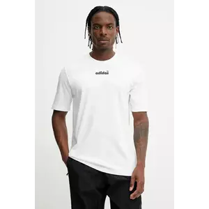 adidas Originals tricou din bumbac GRFX Tee culoarea alb, cu imprimeu, JC8379 imagine