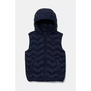 United Colors of Benetton vestă copii culoarea bleumarin, 2TWDCJ00R imagine